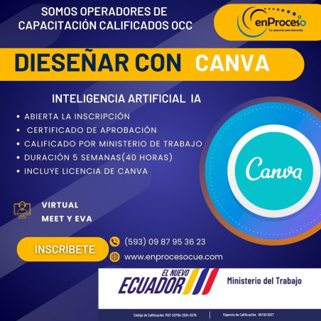 Curso Dideñar con CANVA